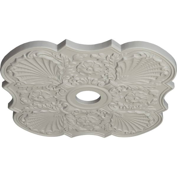 Flower Ceiling Medallion (Fits Canopies Up To 6 1/4), 29OD X 3 5/8ID X 1 3/8P
